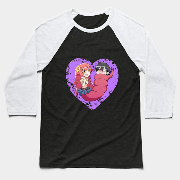 Musume monster - Mia _heart version Baseball T-Shirt by Mitgard